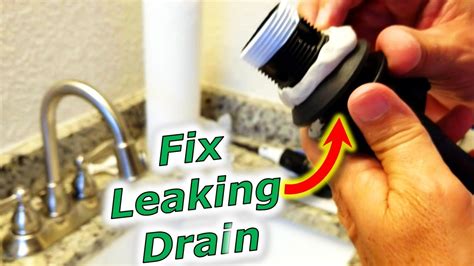 bathroom drain leaking|Bathroom Sink Leaking: Causes & How to Fix It 